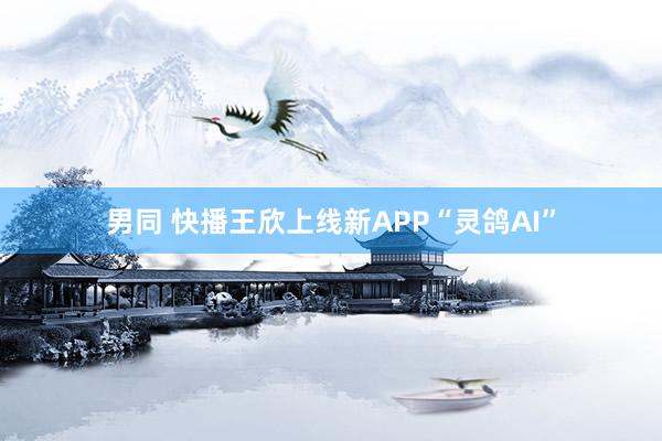 男同 快播王欣上线新APP“灵鸽AI”