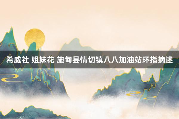 希威社 姐妹花 施甸县情切镇八八加油站环指摘述